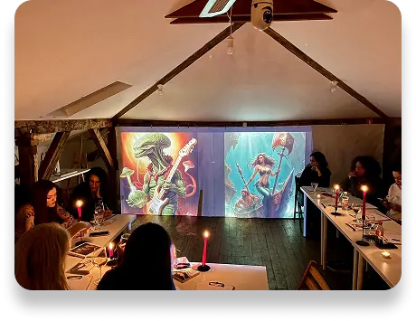 Писане с вино